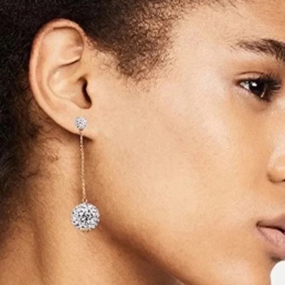 $99 Kate Spade Razzle Dazzle Crystal Linear Earrings - Picture 2 of 6